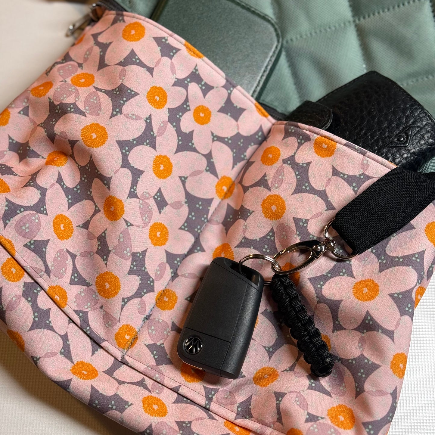 "Allwetter-Petra" in Stepp - Einzelstück Karo Salbei