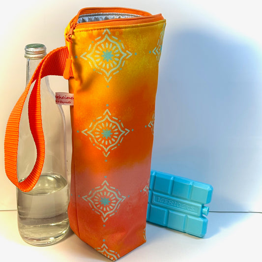 "Flaschentasche" XL - Einzelstück orange