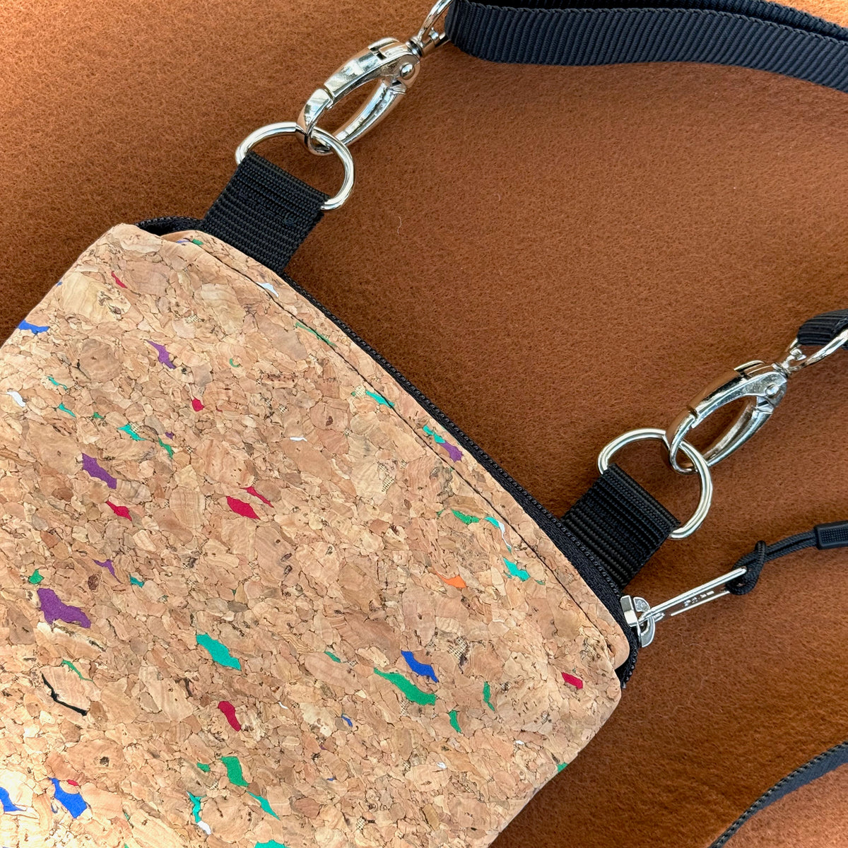 "Frieda" aus Kork - Einzelstück Bunte Kleckse
