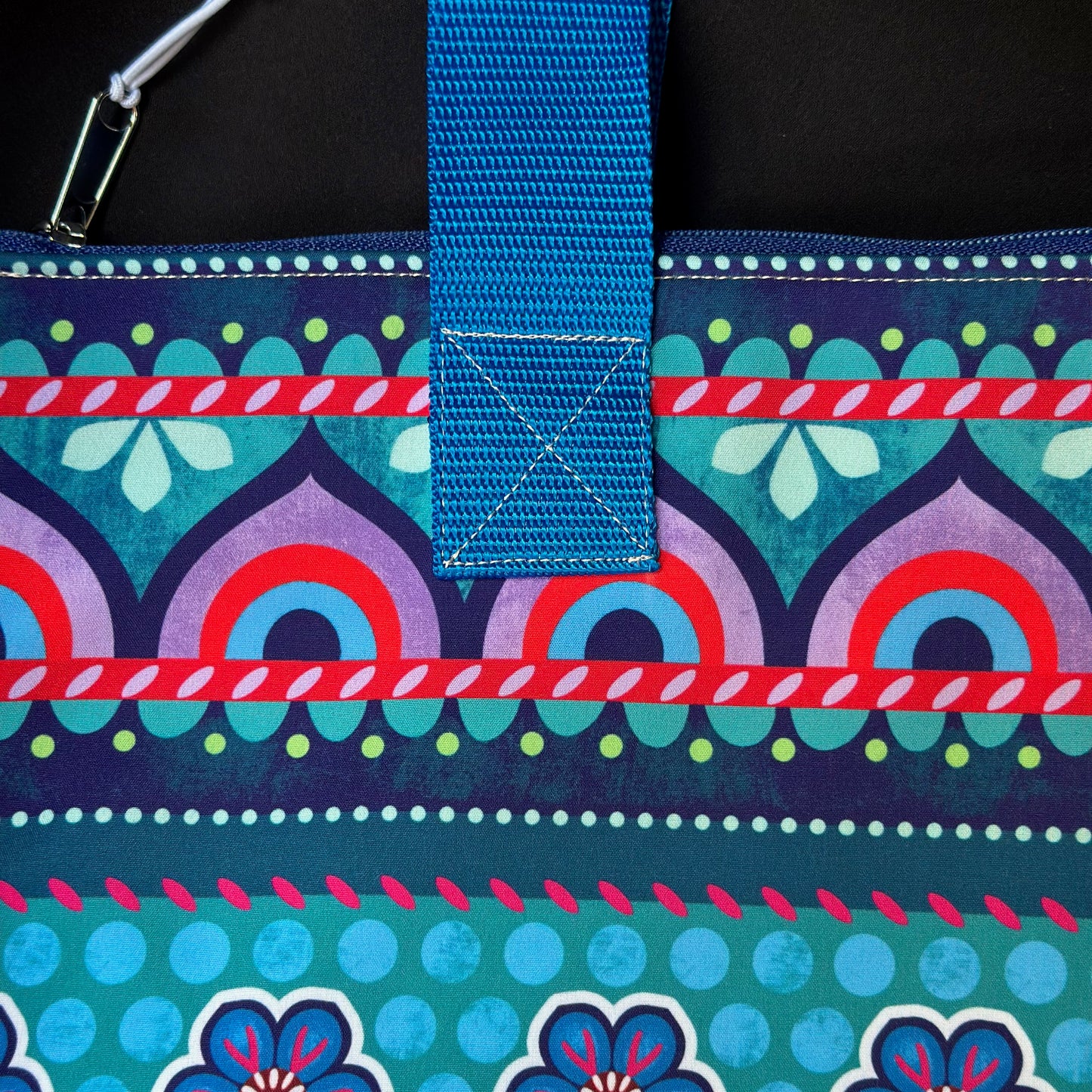 Thermotasche "Kühler Krambeutel" Softshell - Einzelstück in Blau-Türkis