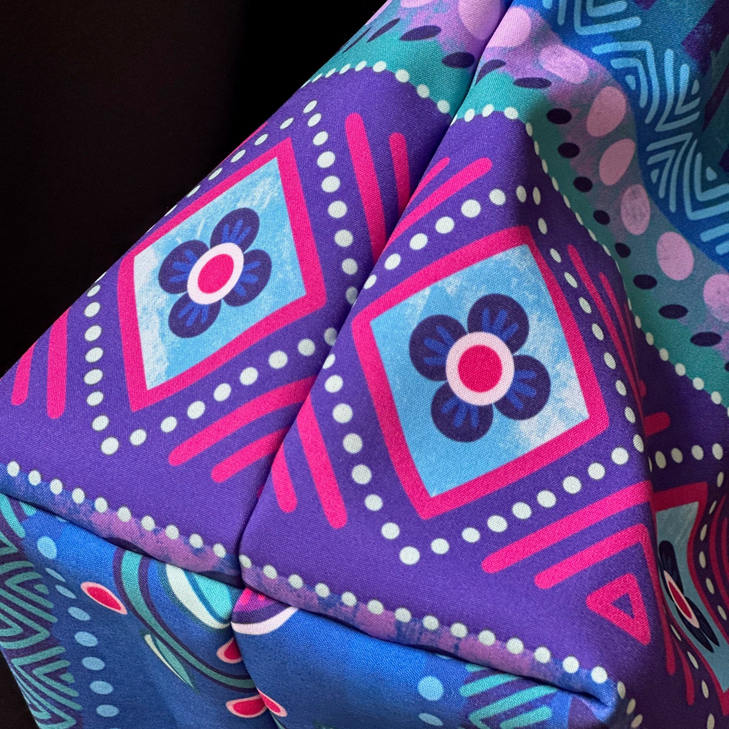 Thermotasche "Kühler Krambeutel" Softshell - Einzelstück in Blau-Türkis