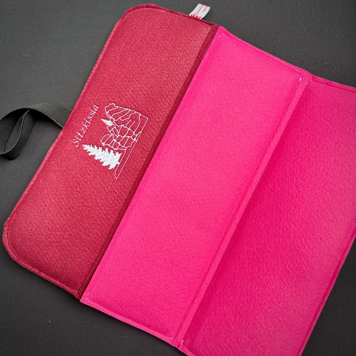 "Sitzkissla" - Rot und Pink