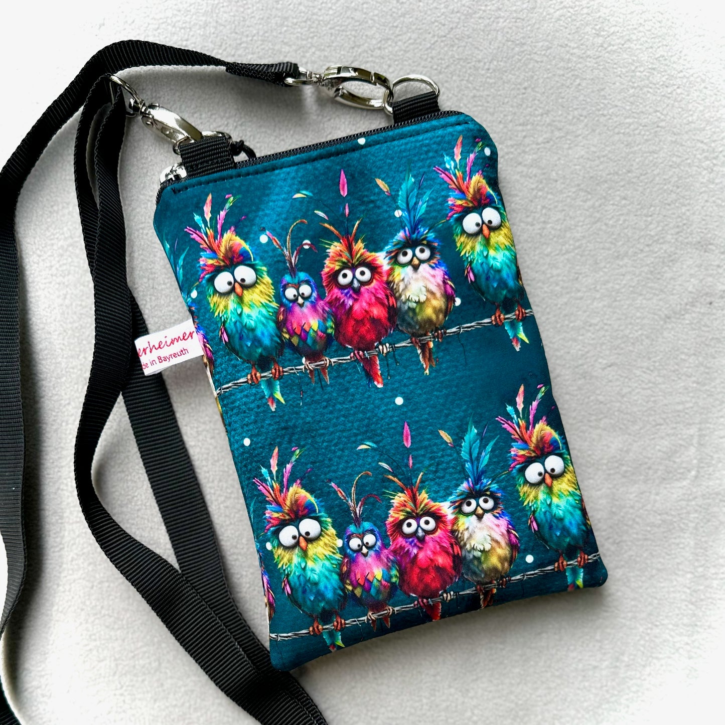 "Allwetter-Frieda" - Handytasche aus Softshell