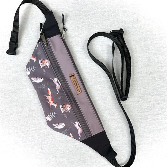 Bauchtasche "Karo" - Einzelstück Waldtiere