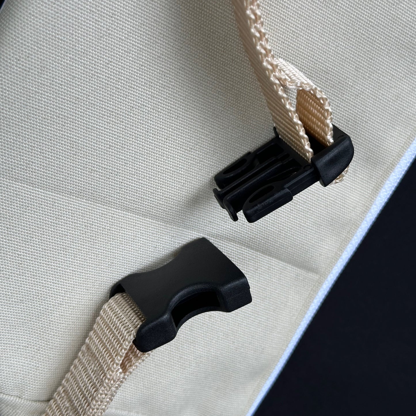 Bauchtasche "Karo" - Einzelstück Halbkreise