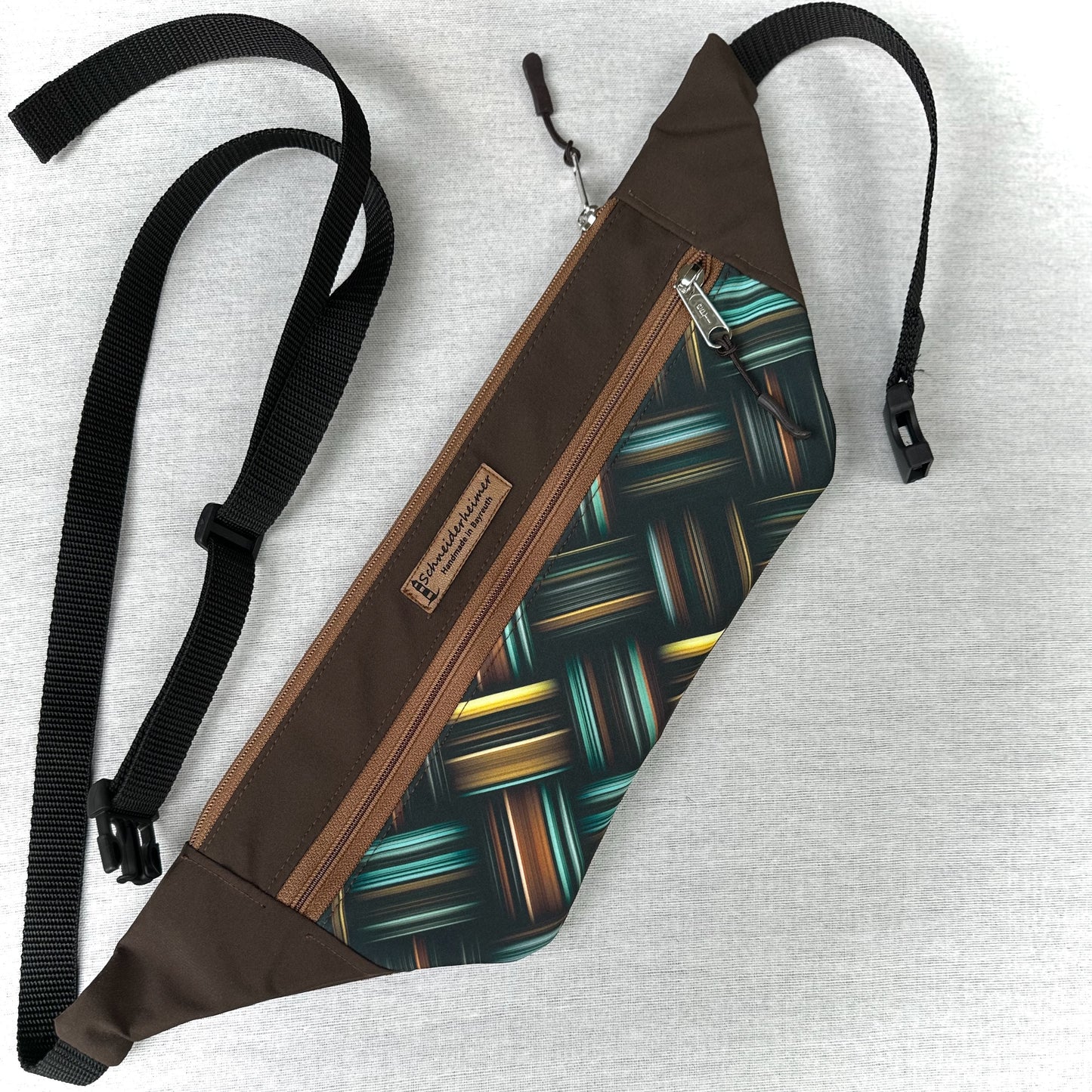 Bauchtasche "Karo" - Einzelstück Über Kreuz
