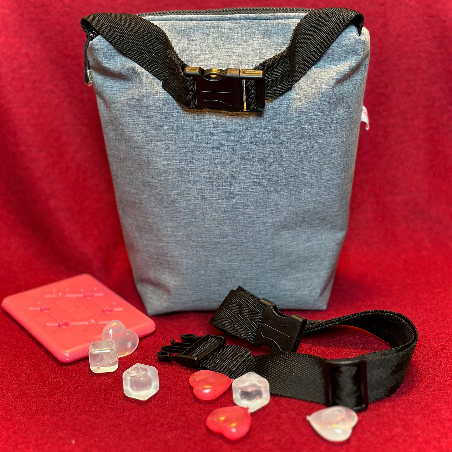 Thermotasche "Kalte Sophie" - Einzelstück Softshell Grau Melange