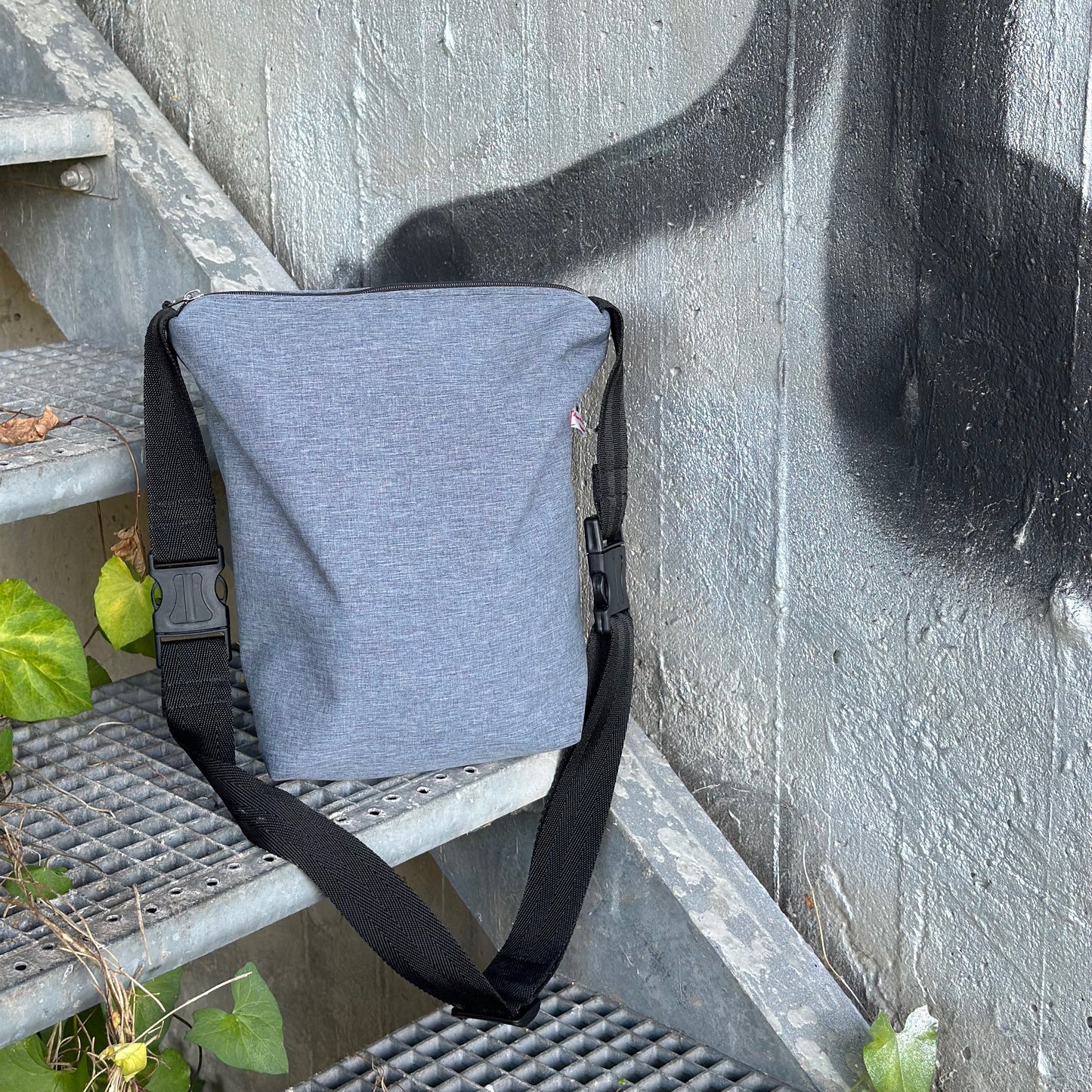Thermotasche "Kalte Sophie" - Einzelstück Softshell Grau Melange