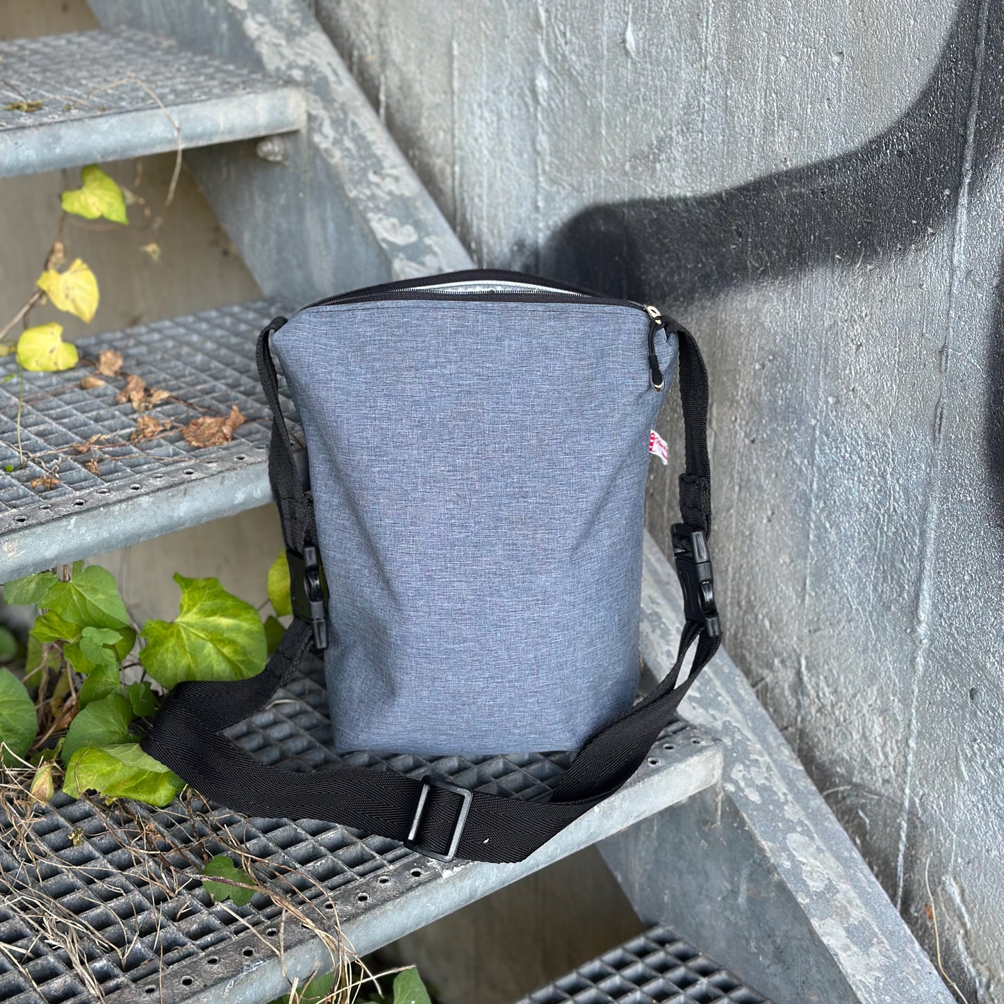 Thermotasche "Kalte Sophie" - Einzelstück Softshell Grau Melange