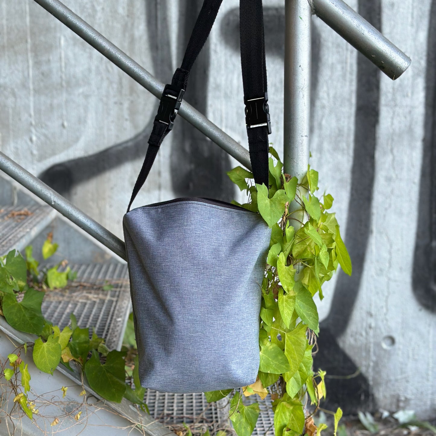 Thermotasche "Kalte Sophie" - Einzelstück Softshell Grau Melange