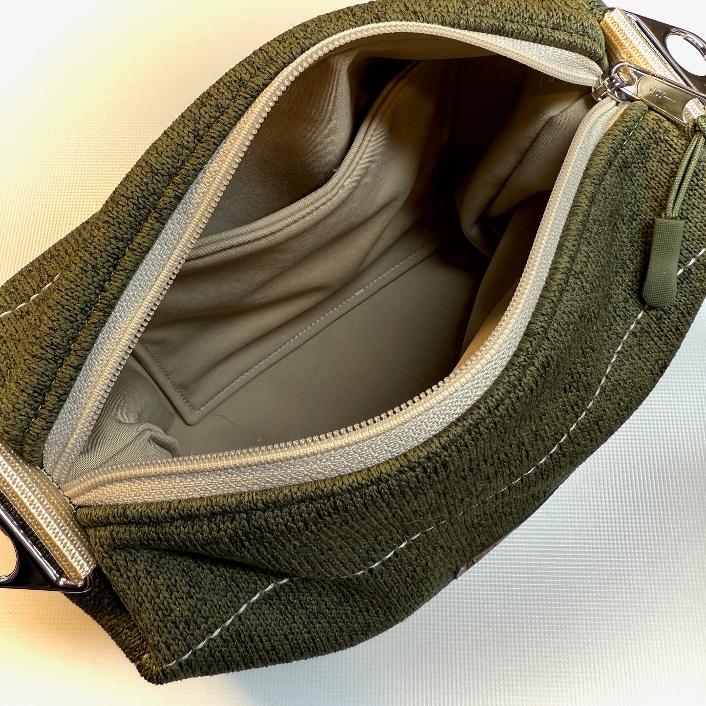 "Allwetter-Leni" - Einzelstück Softshell Strickoptik