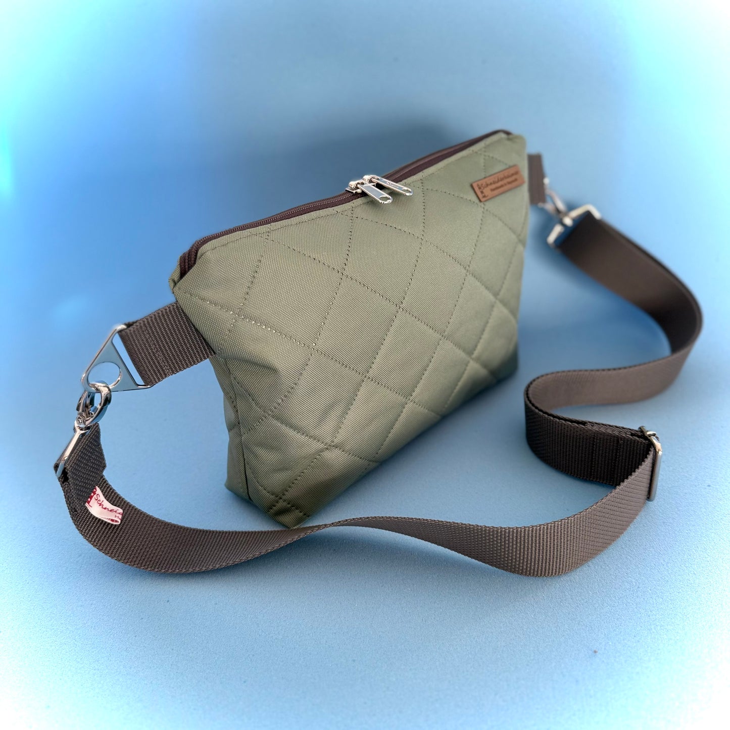 "Allwetter-Petra" in Stepp - Einzelstück Karo Salbei