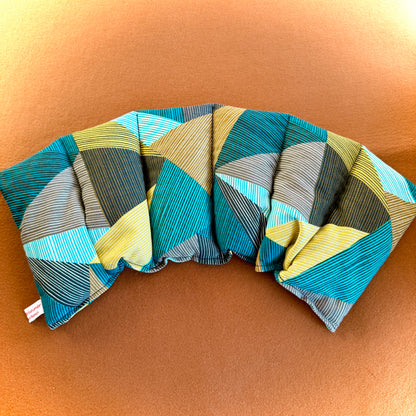 "Wärmender Willi" mit Dinkelkorn - Einzelstück Grafisch Petrol