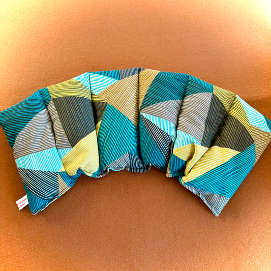 "Wärmender Willi" mit Dinkelkorn - Einzelstück Grafisch Petrol