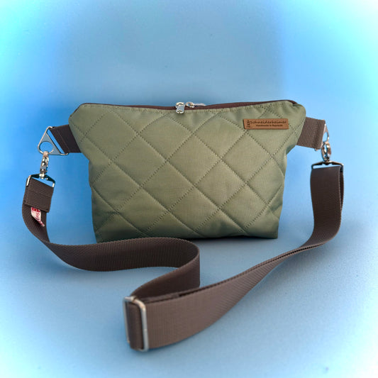 "Allwetter-Petra" in Stepp - Einzelstück Karo Salbei