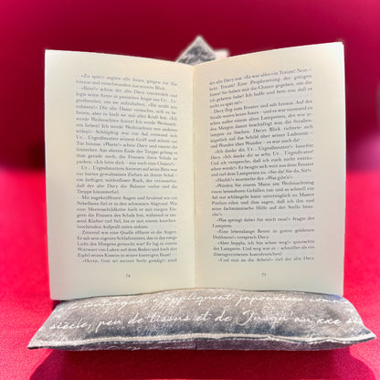 "Buchhalter" - Einzelstück Schrift auf Grau