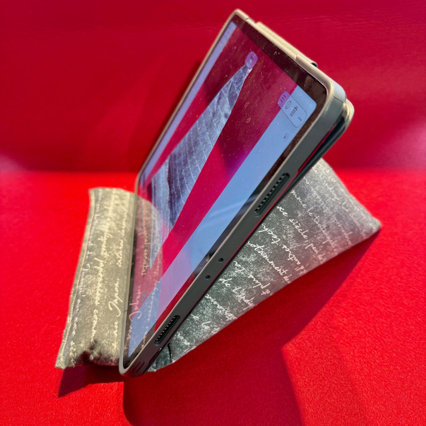 "Buchhalter" - Einzelstück Schrift auf Grau