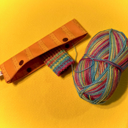 Nadelgarage "Maßband" Orange