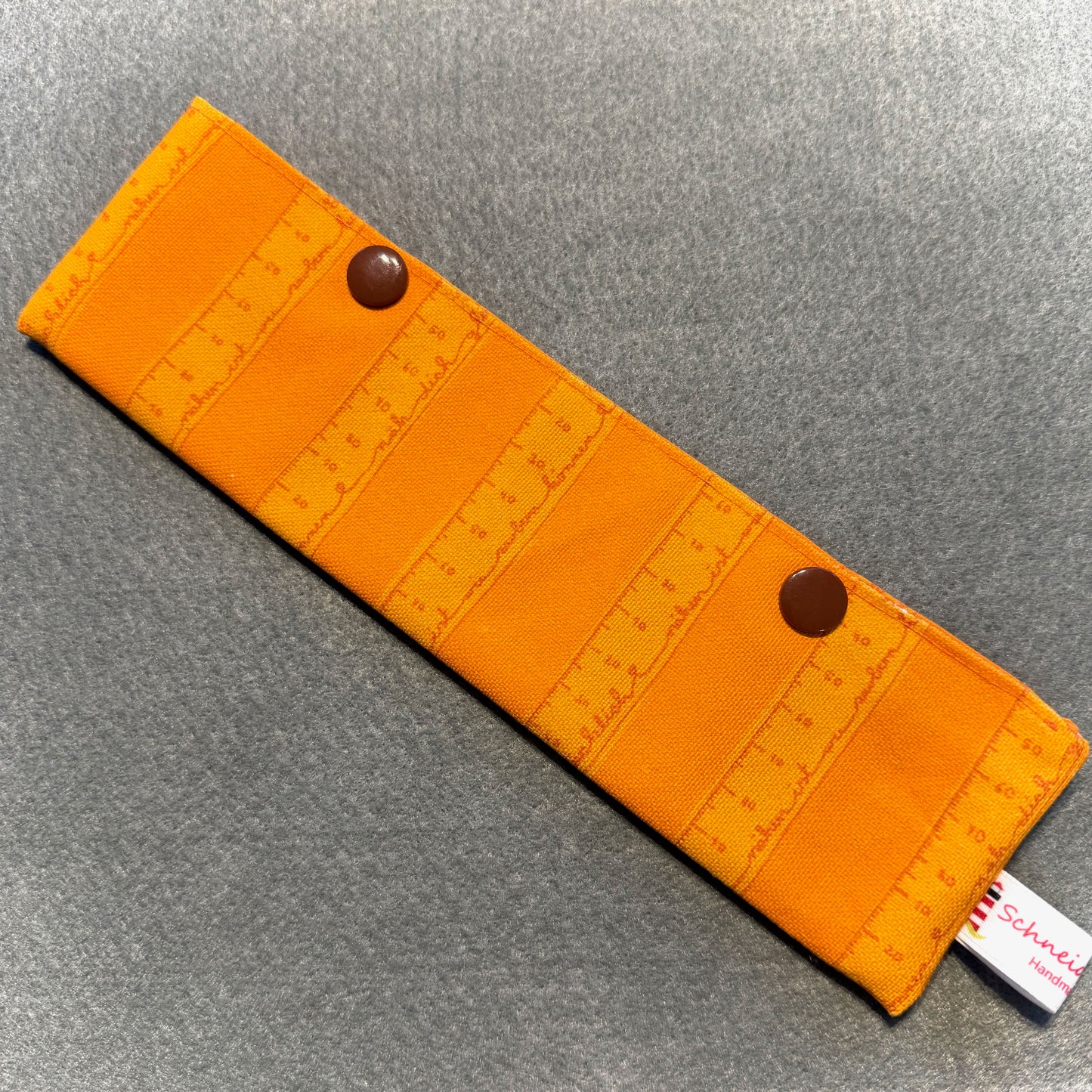 Nadelgarage "Maßband" Orange