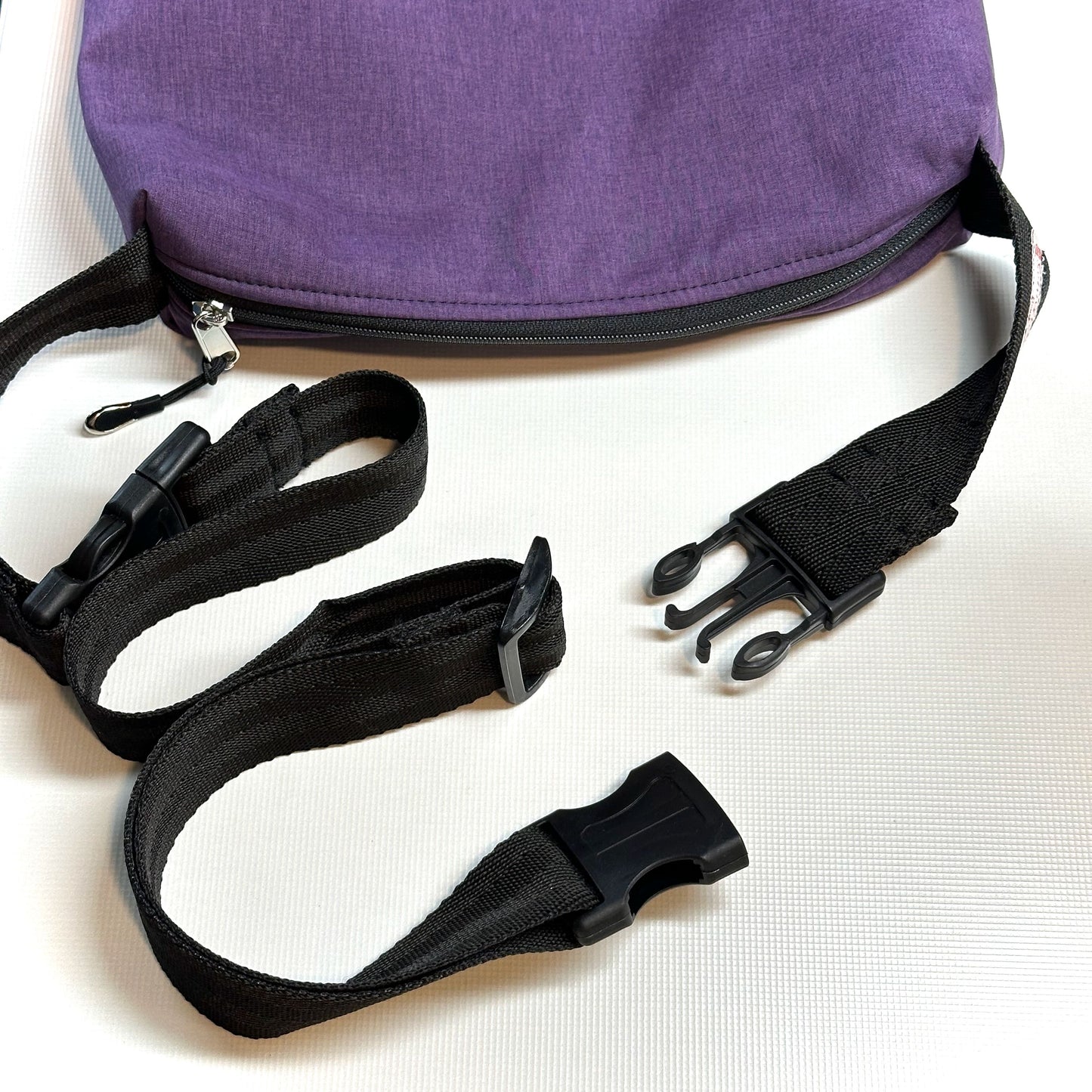 Thermotasche "Kalte Sophie" - Einzelstück Softshell Pflaume melange