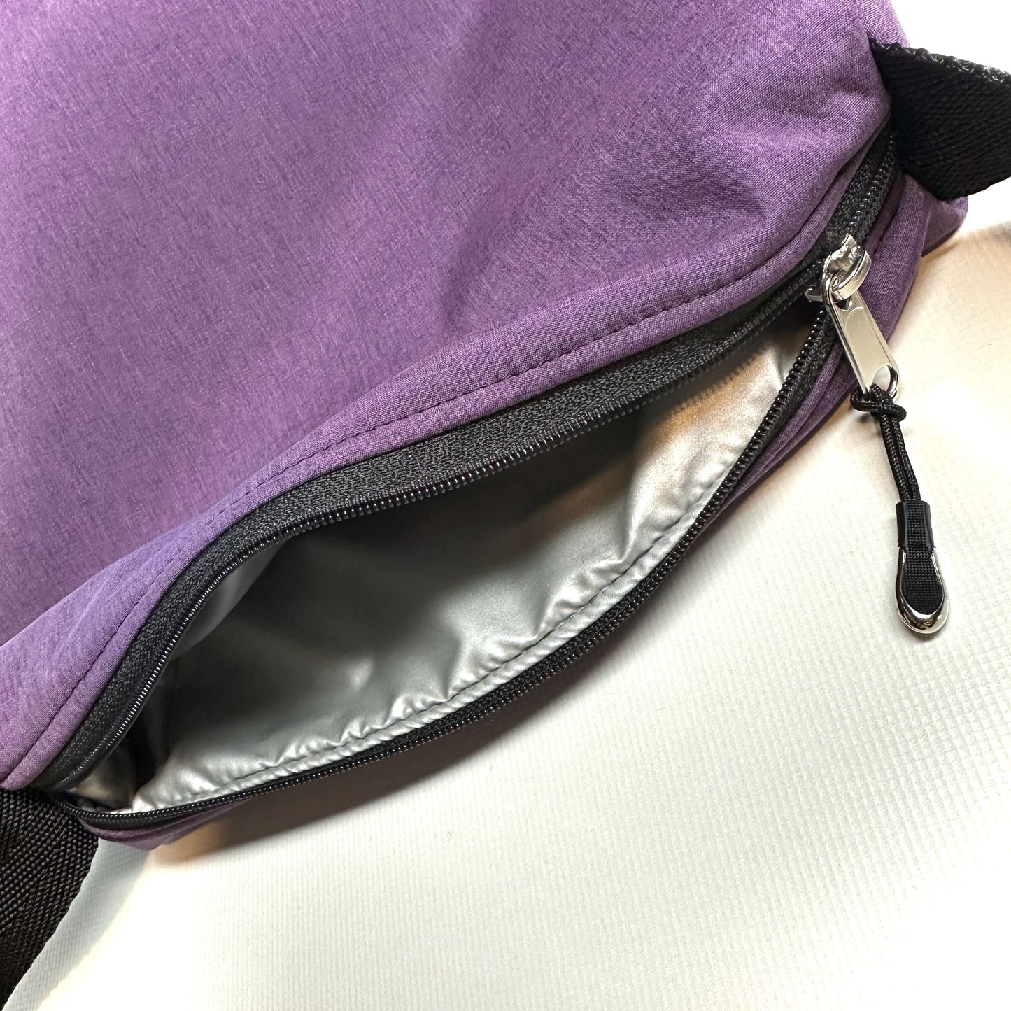 Thermotasche "Kalte Sophie" - Einzelstück Softshell Pflaume melange