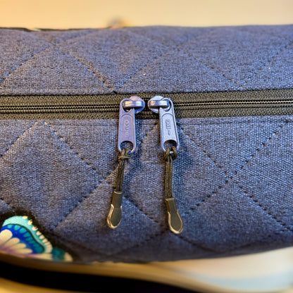 Große Umhängetasche "Lina" in Stepp - Einzelstück Luna Moth