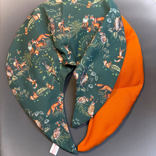 "Hörnchen Horst" - Set mit Bezug Waldtierfreunde grün