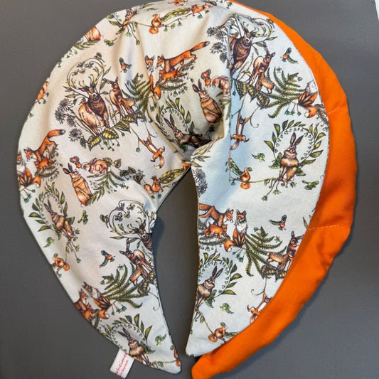 "Hörnchen Horst" - Set mit Bezug Waldtierfreunde grau