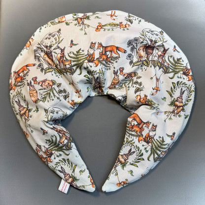 "Hörnchen Horst" - Set mit Bezug Waldtierfreunde grau