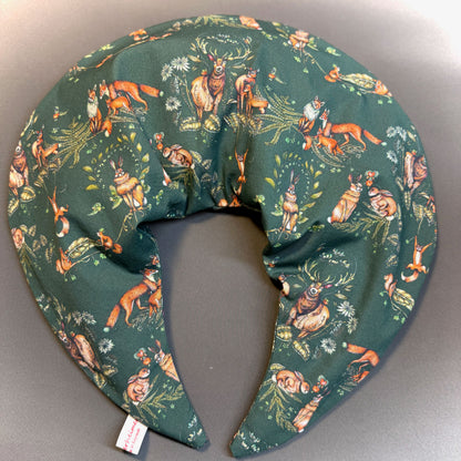 "Hörnchen Horst" - Set mit Bezug Waldtierfreunde grün