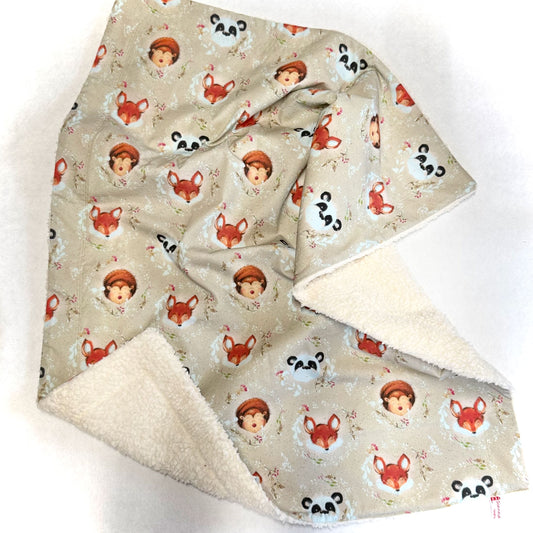 Kuschel-Decke - Waldtiere