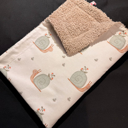 Kuschel-Decke - Schnecken