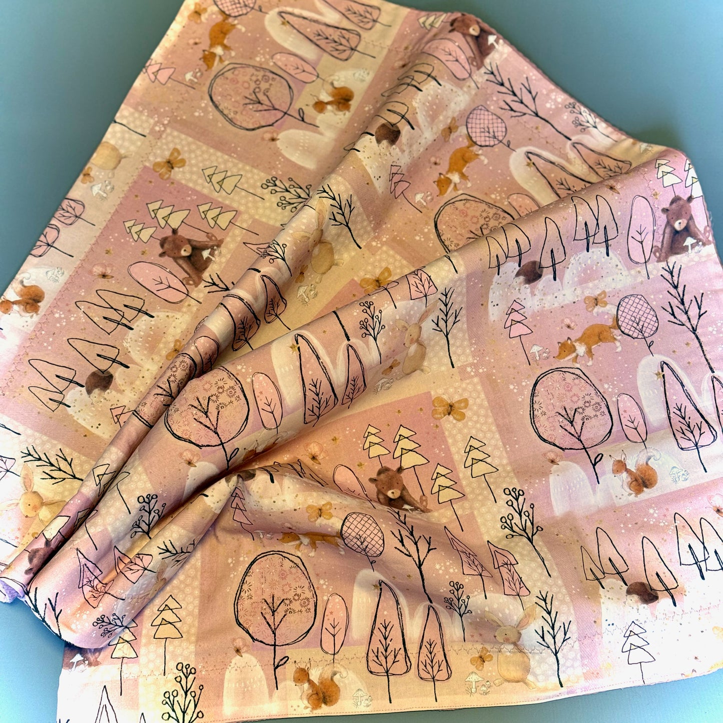 Babydecke - "Im Frühlingswald"