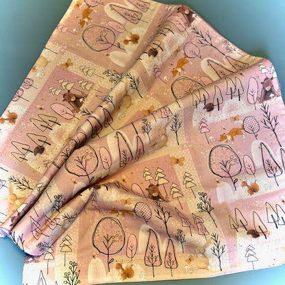 Babydecke - "Im Frühlingswald"