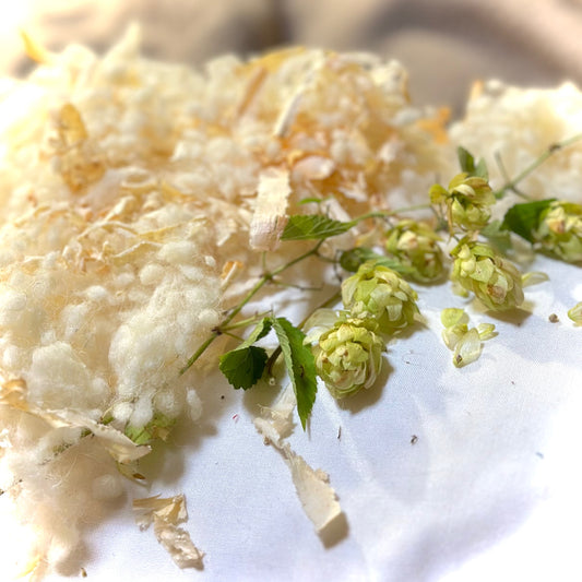 "Hopfenruhe" - Zirbenkissen Größe L