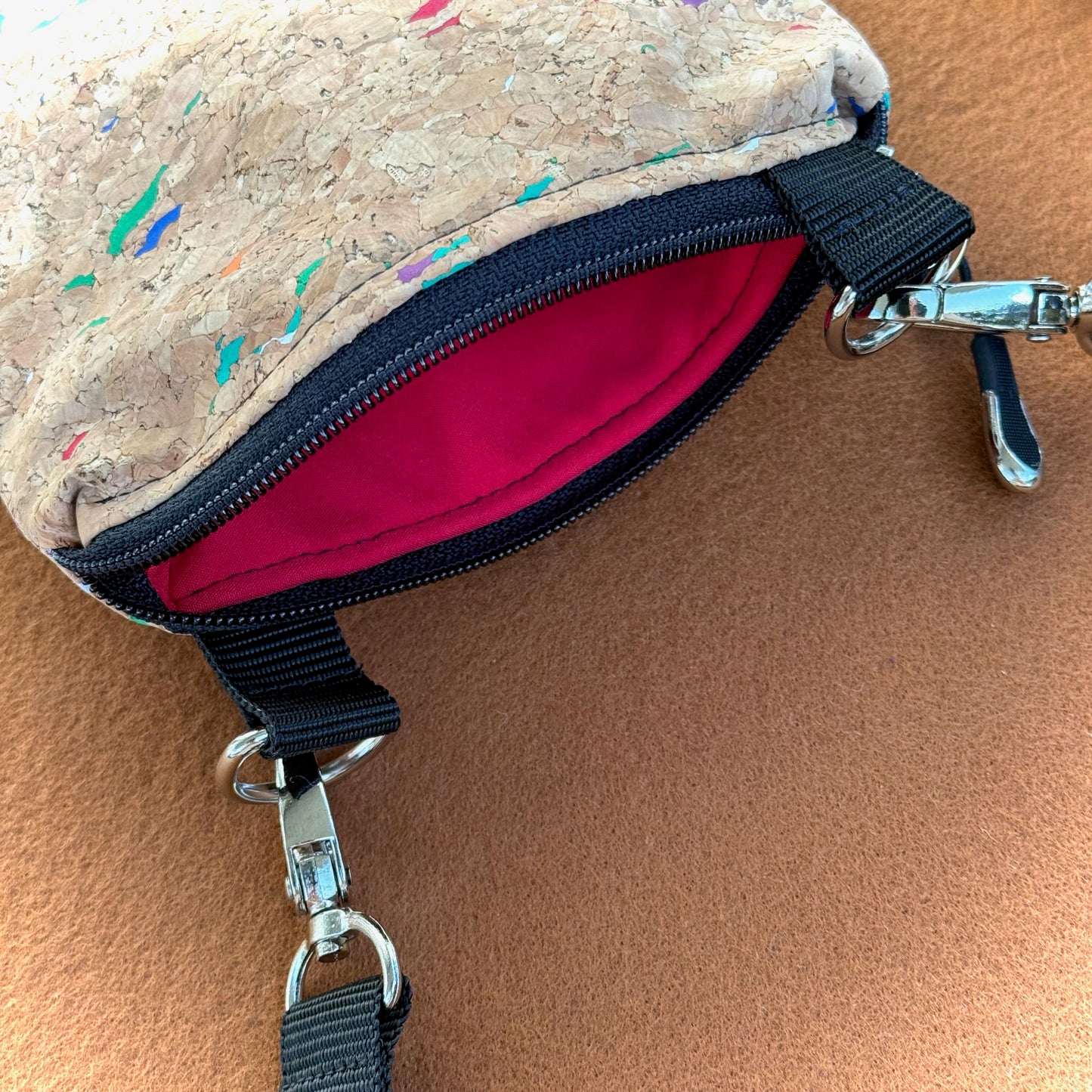 "Frieda" aus Kork  - Einzelstück Bunte Kleckse