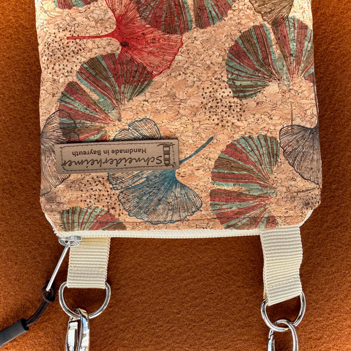 "Frieda" aus Kork  - Einzelstück Gingko