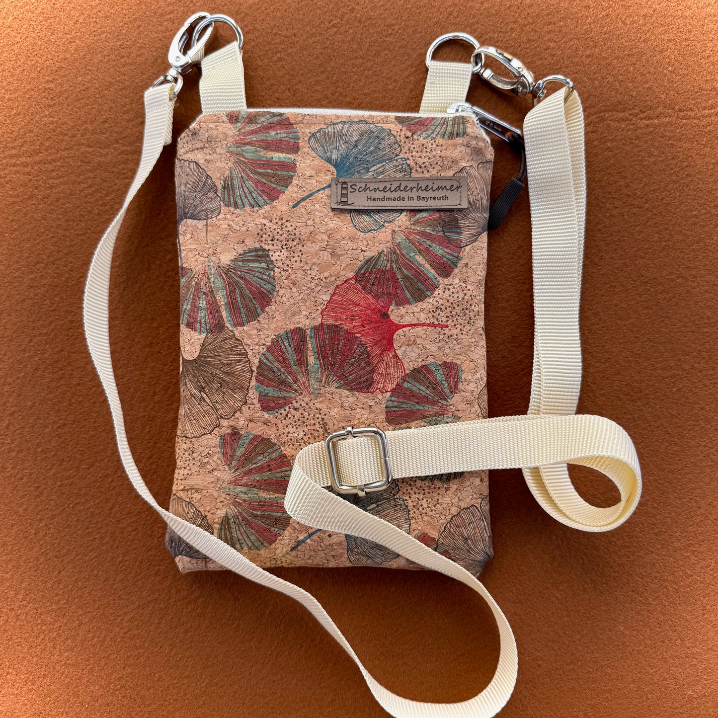 "Frieda" aus Kork  - Einzelstück Gingko