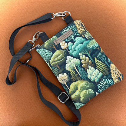 "Allwetter-Frieda" - Einzelstück Softshell Frühlingsbäume