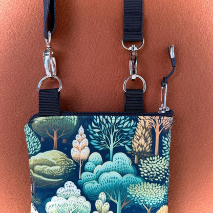 "Allwetter-Frieda" - Einzelstück Softshell Frühlingsbäume