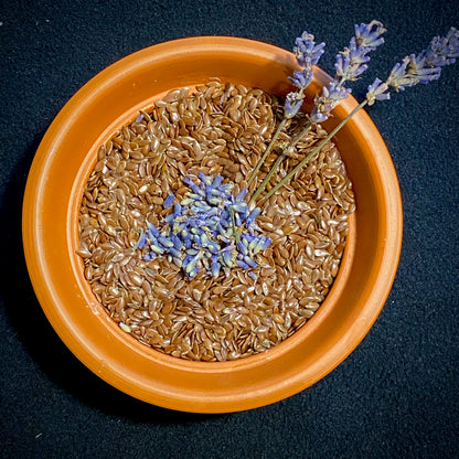Augenkissen "Auszeit" - Einzelstück Orange