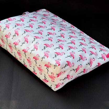 Kosmetiktäschchen Maxi - Einzelstück Flamingos