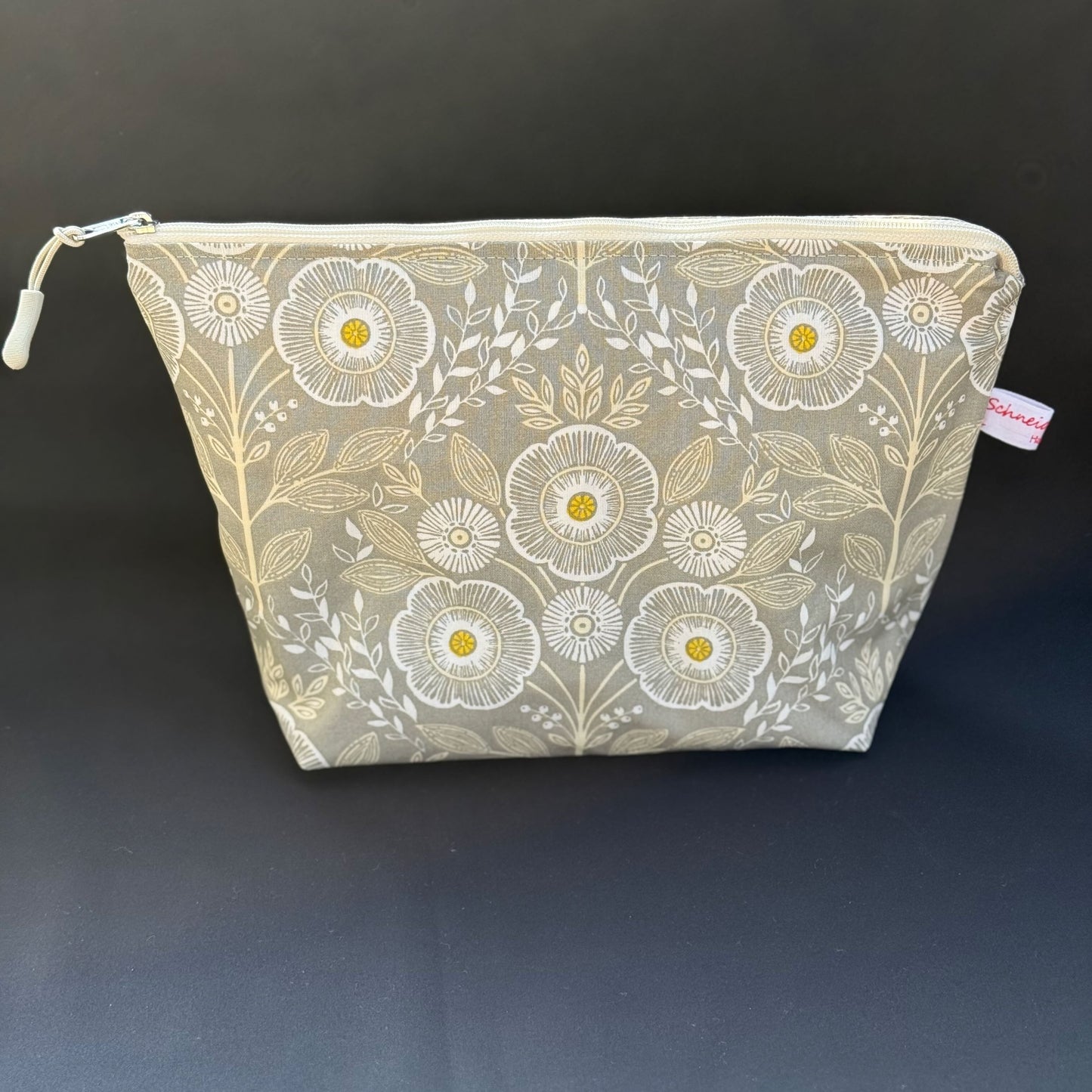 Kosmetiktäschchen Maxi - Einzelstück Blumen