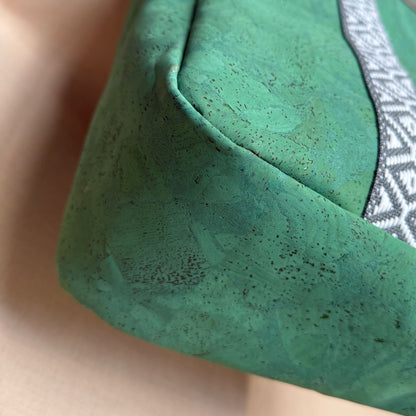Shopper "Holly" aus Korkleder - Einzelstück Grün