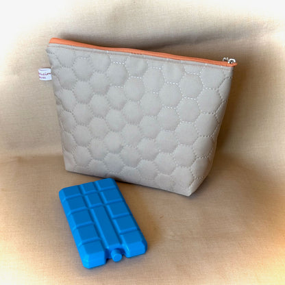 Thermotäschchen Maxi - Einzelstück Beige