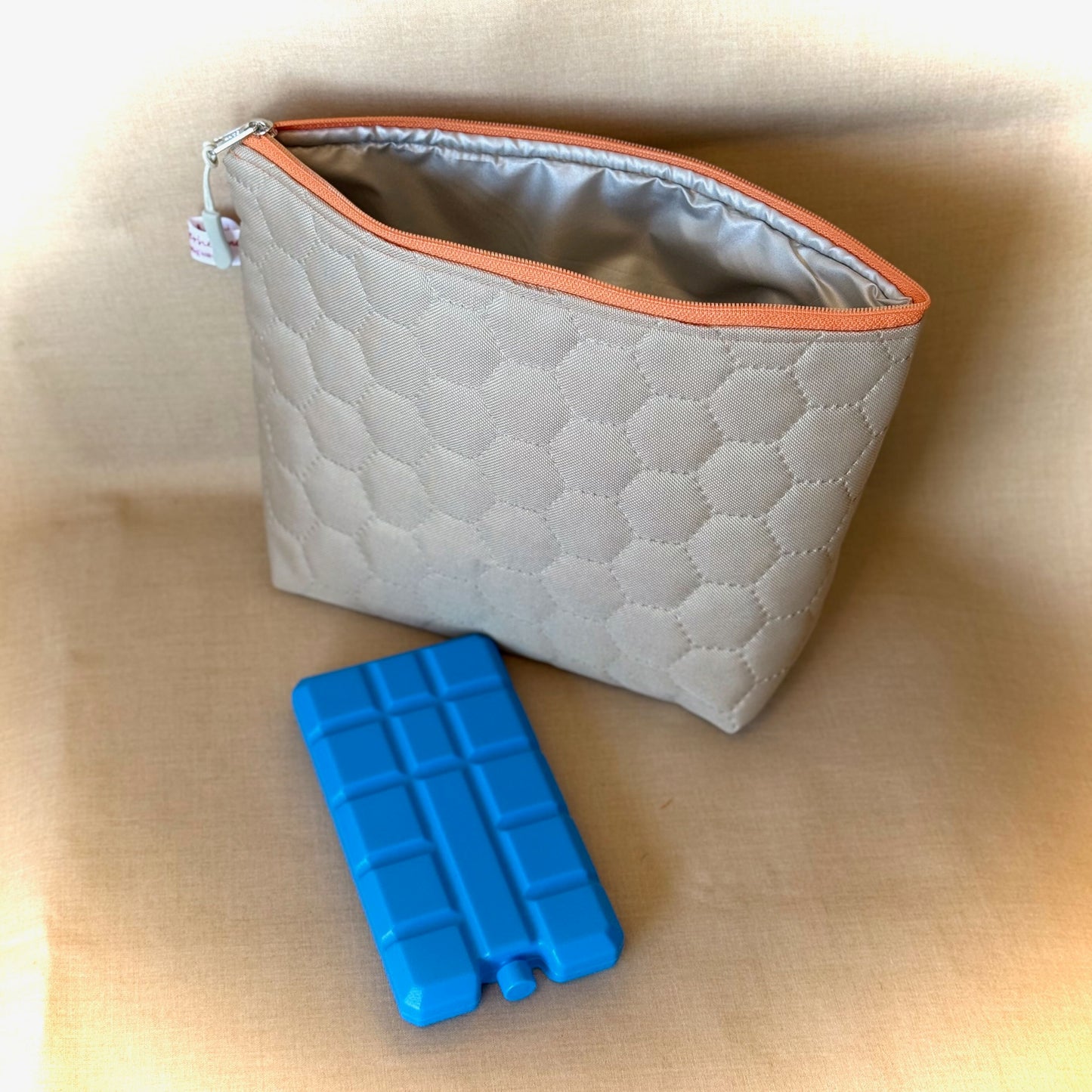 Thermotäschchen Maxi - Einzelstück Beige