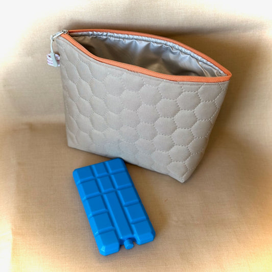 Thermotäschchen Maxi - Einzelstück Beige