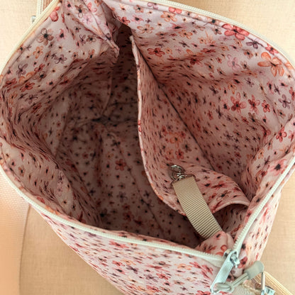 Allwetter-Tasche "Ronja" Maxi - Einzelstück Blümchen