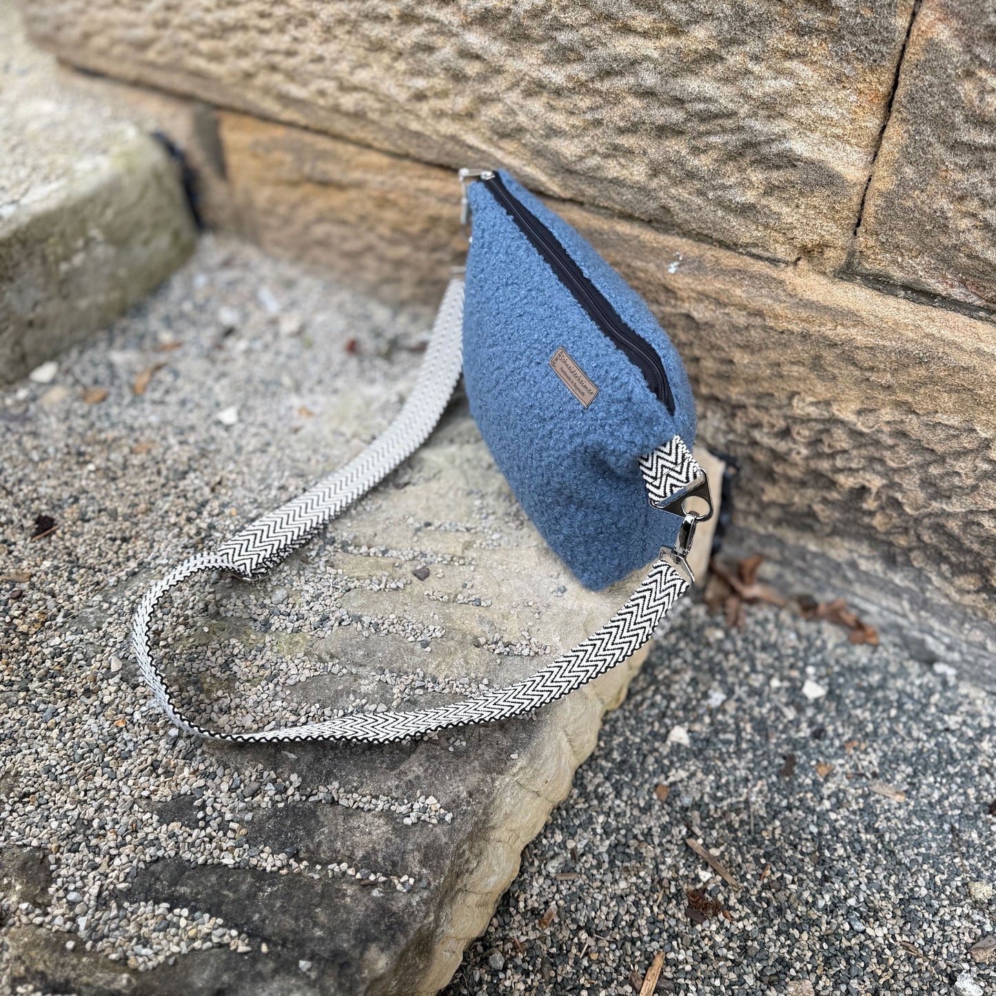 "Kuschel-Petra" - Einzelstück Blau
