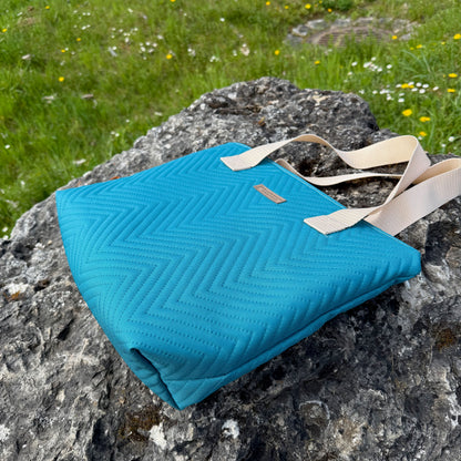 Thermotasche "Kühler Krambeutel" Kleingröße - Steppstoff grüntürkis